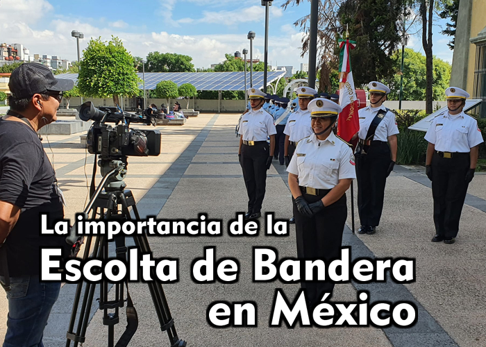 ESCOLTAS DE BANDERA NACIONAL EN MÉXICO