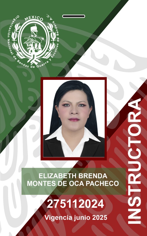 INSTRUCTORA BRENDA MONTES DE OCA PACHECO