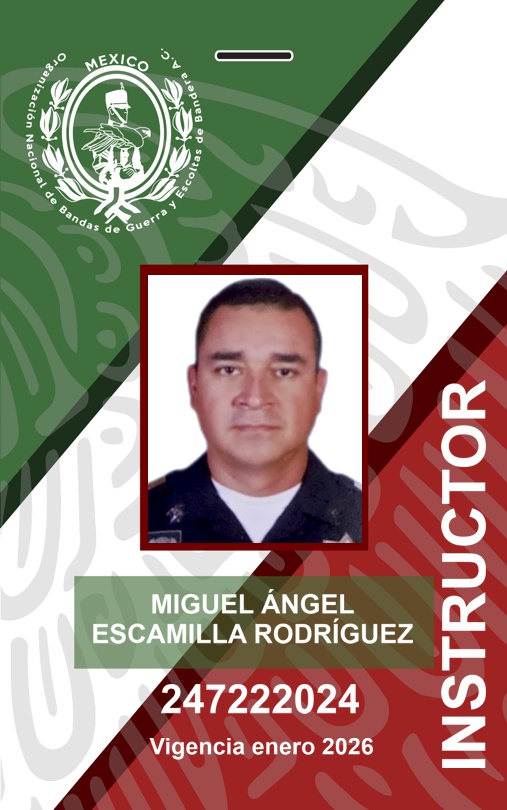 INSTRUCTOR MIGUEL ÁNGEL ESCAMILLA RODRÍGUEZ