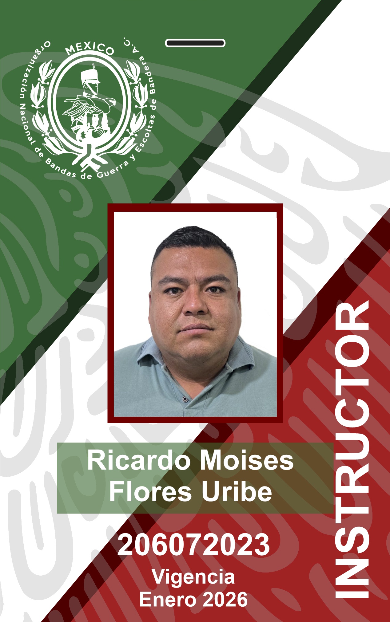 INSTRUCTOR RICARDO MOISES FLORES URIBE