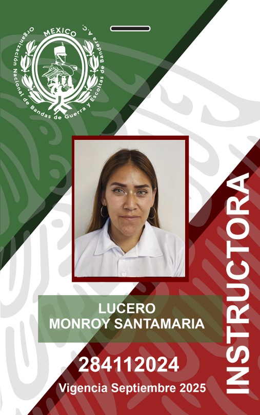 INSTRUCTORA LUCERO MONROY SANTAMARIA